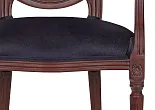 Мягкий стул с подлокотниками Delo Kora Arm Black №6 в Москве