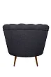 Низкое кресло ракушка Pearl Black Boucle №3 в Москве