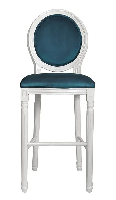Дизайнерский барный стул Filon Blue and White в Москве Дизайнерский барный стул Filon Blue and White