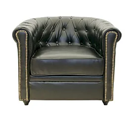 красивые Кожаное кресло Karo Black