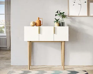 Консоль с тремя дверками "Лайн (Line)" LN15/GR1/beige в интерьере