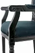 Мягкий стул с подлокотниками Volker Arm Black №4