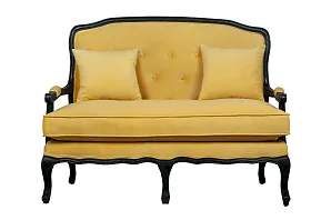 заказать Дизайнерский двухместный диван Yareli Yellow