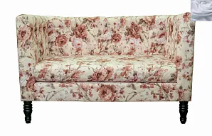 красивый Диван Rose Flower в современном стиле серый
