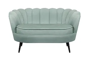 заказать Диван ракушка Pearl Double Green на черных ножках