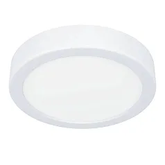 красивые 900638 Накладной светильник FUEVA 5, 11W (LED), 3000K, IP44, ?160, сталь, белый / пластик, белый на заказ