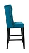 Дизайнерский барный стул Skipton Blue Velvet №1 в Москве