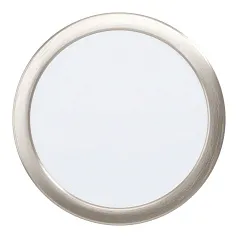 стильные 99139 Светодиодный встраиваемый светильник FUEVA 5, 17W (LED), ?216, ET26, 2000lm, 3000K, сталь, никель