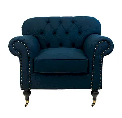 купить красивое Классическое кресло Kavita Dark Blue