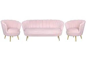 купить стильный Комплект кресел и дивана ракушка Pearl Triple Pink V2