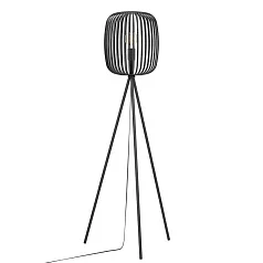 900522 Торшер ROMAZZINA, 1x40W, E27, H1405, ?325, основание: ?630, сталь, черный в интернет-магазине