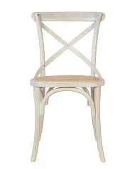 стильный Стул ретро Cross Back White Brush на заказ в Москве