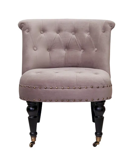 Низкое кресло Aviana Taupe Velvet