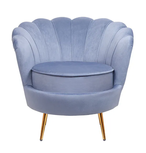 Низкое кресло ракушка Pearl Sky