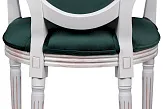 Мягкий стул с подлокотниками Volker Arm Green №4 в Москве