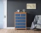 Комод "Жуль Верн (Jules Verne)" высокий из березы и ясеня арт JV35ETGYB №3 в Москве