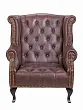Каминное кожаное кресло Royal Brown №0 в Москве