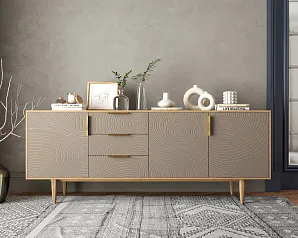 Комод "Лайн (Line)" удлиненный R25/beige