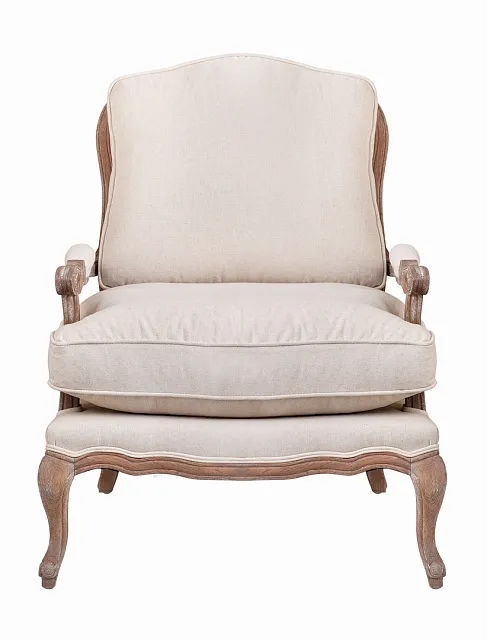 Мягкое полукресло с подлокотниками Niro Rattan Beige в Москве