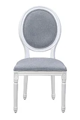 Стул с круглой спинкой Volker oak Grey and White