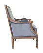 Классическое кресло Coolman Grey Velvet №1 в Москве