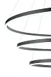 Люстра Orblaze 3 rings 800 black №9 в Москве