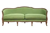 Прямой диван Darcy 3 Green №3
