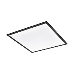 купить 900819 Потолочный светильник SALOBRENA 1, 33W (LED), 4000K, 4700lm, L595, B595, H50, алюминий, сталь, черный / пластик, белый в интернет-магазине