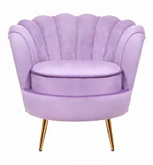 стильное Низкое кресло ракушка Pearl Purple