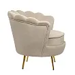 Низкое кресло ракушка Pearl Taupe №2 в Москве