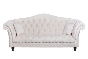 фото Диван с высокой спинкой Calee Beige в интерьере