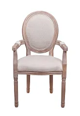 красивый Мягкий стул с подлокотниками Volker Arm Beige V2 в интернет-магазине