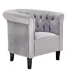 Низкое кресло Swaun Grey №1