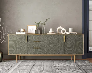 заказать Комод "Лайн (Line)" удлиненный R25/browngrey