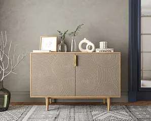Комод с двумя дверками "Лайн (Line)" R18/beige в интернет-магазине