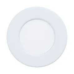99206 Светодиодный встраиваемый светильник FUEVA 5, 2,7W (LED), ?86, ET26, IP44, 360lm, 4000K, сталь, бел в интерьере
