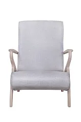 фото Низкое кресло Fobos light grey в интерьере