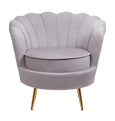 купить красивое Низкое кресло ракушка Pearl Grey