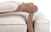 Мягкое полукресло с подлокотниками Niro Rattan Beige №4 в Москве