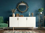 Комод с тремя дверками "Лайн (Line)" LN02/GR1/beige №1