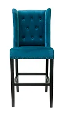 Дизайнерский барный стул Skipton Blue Velvet в интернет-магазине