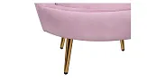 Кресло с пуфом ракушка Pearl Pink №5