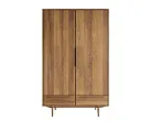 Шкаф двустворчатый  "Бруни (Bruni)" с двумя ящиками арт BR27/2 №1