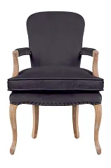 фото Мягкое полукресло с подлокотниками Anver Oak Black в интерьере