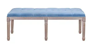 Оттоманка Kina Middle Light Blue в интерьере