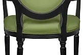 Мягкий стул с подлокотниками Delo Kora Arm Green №6 в Москве