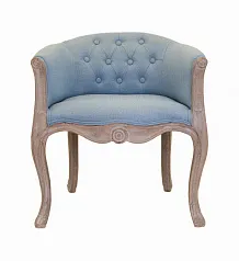 купить Низкое кресло ретро Kandy Light Blue в интернет-магазине