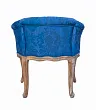 Низкое кресло ретро Kandy Blue №2
