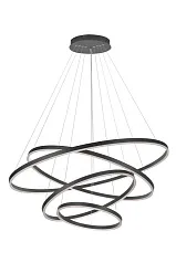 Люстра Orblaze 4 rings 1000 black на заказ