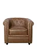 Кожаное кресло Karo Brown leather №0 в Москве